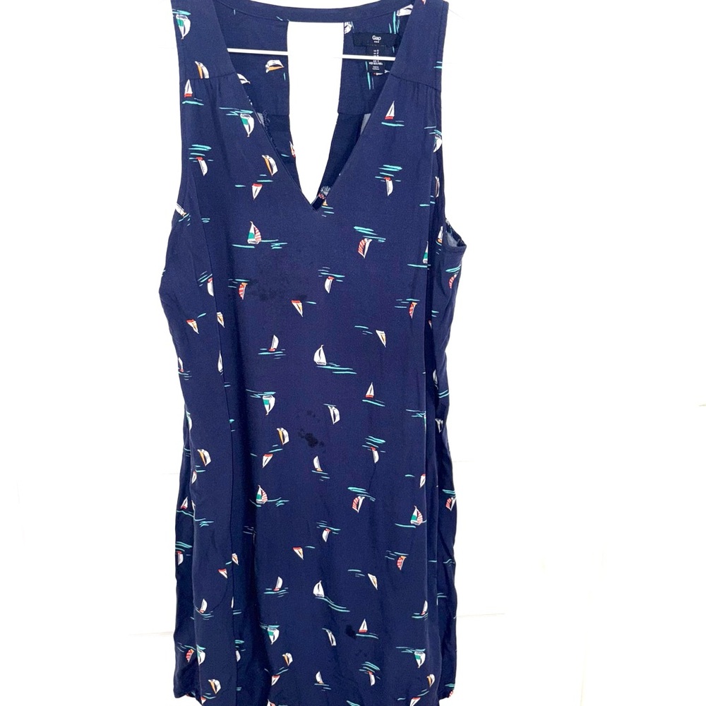 GAP Dark Blue Graphic Dress